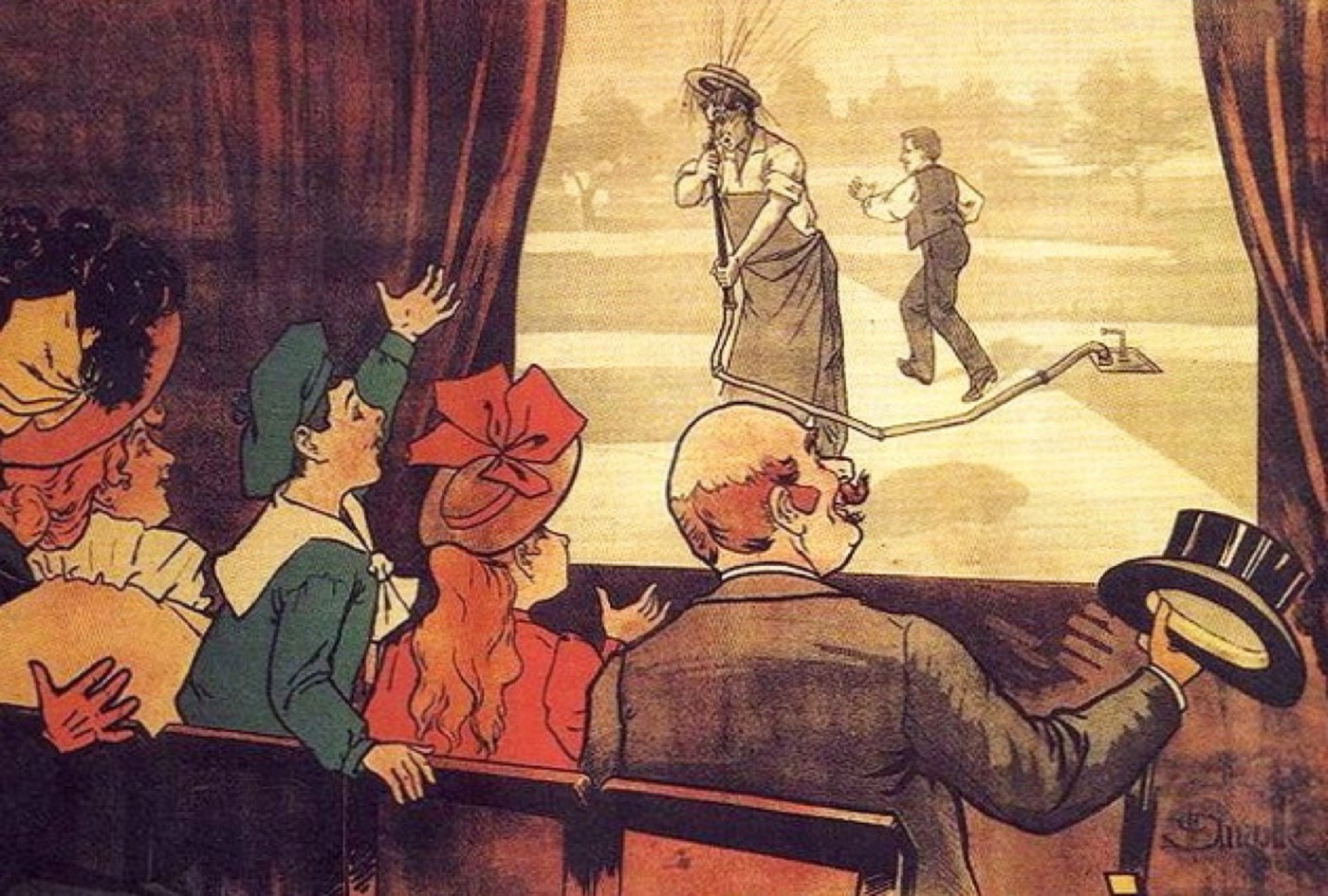 Plakat za Cinématographe Lumière — rojstvo filmskega marketinga